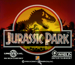 Jurassic Park Title Screen